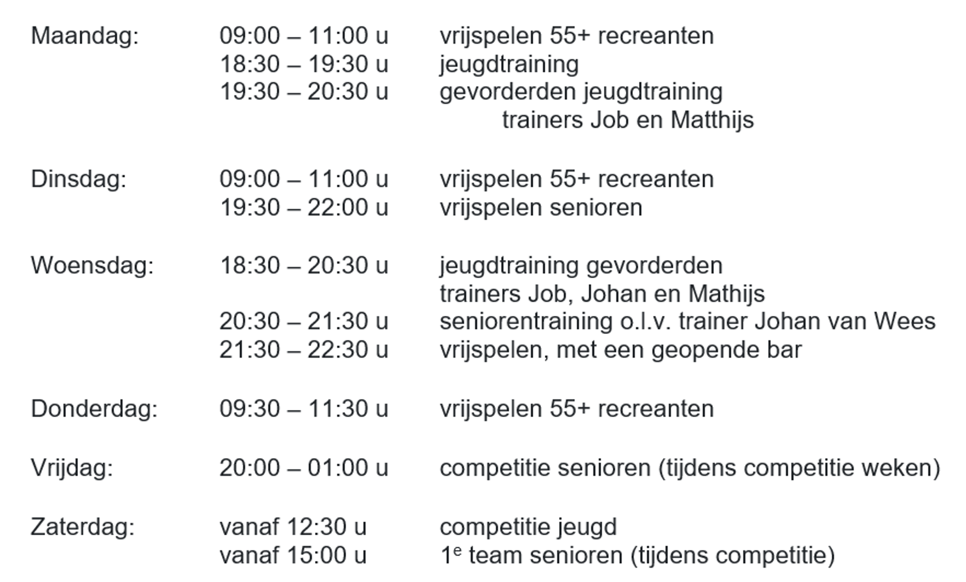 Schermafbeelding Trainingstijden2 (1)
